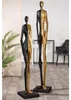 Gilde Skulptur, "Halfway", Kunstharz, schwarz, goldfarben, Anteprima dell’immagine prodotto 2