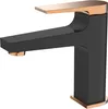 Mitigeur de lavabo, mélangeur de lavabo, or rose/noir mat, Voir les images du produit 1