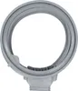A gray rubber door seal for a washing machine. Produktbild-Vorschau