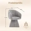 STILVORA Drehstuhl mit hoher Rückenlehne, Einzelstuhl Produktbild-Vorschau 7