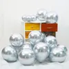 Ballons métalliques argent chrome fête anniversaire Voir les images du produit 5