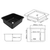 Lavello per camper, in acciaio inox 304, versatile lavello Anteprima dell’immagine prodotto 6