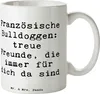 Mr. & Mrs. Panda Teetasse Spruch Französische Bulldogge Produktbild-Vorschau 1