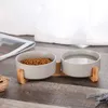 Keramická dvojitá miska drevená sivá 2x400 ml Náhľad obrázku produktu 9