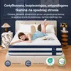 Materac 90x200 26 cm z zintegrowanym topperem, 7-strefowy Podgląd zdjęcia produktu 8