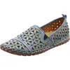 Gemini Damen Slipper Leder Mokassin floral Blumen Cutouts Produktbild-Vorschau 16