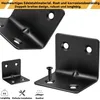 20er Set Winkelverbinder 31x31x37mm, schwarz, Edelstahl, Produktbild-Vorschau 5