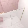 Duschspa Walk-In Dusche 120x200cm Gold gebürstet Duschwand Produktbild-Vorschau 3