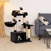 A cat tree with two cats in a living room setting. Anteprima dell’immagine prodotto
