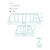 Piscina con struttura rettangolare rattan 4.04m x 2.01m x Anteprima dell’immagine prodotto 18