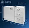 CASARIA® Set Mobili Bagno 3 Pezzi Arredamento Toilette Anteprima dell’immagine prodotto 6