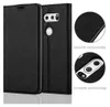 A collage of images showcasing a black flip phone case, with close-ups highlighting its features and craftsmanship. Náhled obrázku produktu