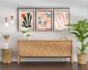 Wallity, 3P3853NISCT-009, Dekorativ gerahmtes MDF-Gemälde Produktbild-Vorschau 2