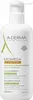 A white bottle of A-Derma Exomega Control emollient lotion with a pump dispenser. Voir les images du produit