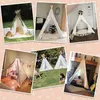 Dětský stan Tipi, vnitřní a venkovní stan na hraní, plátěný Náhled obrázku produktu 10