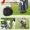Torba golfowa COSTWAY, lekka torba na wózek golfowy z Podgląd zdjęcia produktu 7