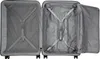 An open suitcase, showing the interior. Produktbild-Vorschau