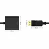 A product image showing a Displayport to VGA adapter with dimensions indicated. Produktbild-Vorschau