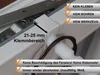 4x Fensterhaken klemmbar mit Distanzhalter, weiß, Produktbild-Vorschau 3