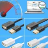 Cablu adapter Ugreen USB la USB (mama-tata) - 2m negru Podgląd zdjęcia produktu 13