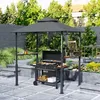 Grillpavillon mit LED-Licht, Gartengrillzelt Produktbild-Vorschau 4