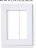 aFFa frames Passe Partout | Minimalistische Bildunterlage Produktbild-Vorschau 3