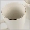 OTIX Kaffeebecher Tassen Set Weiß mit Gold 200ml Produktbild-Vorschau 4