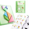 Aga Detské magnetické 3D puzzle - Tangram bloky Náhľad obrázku produktu 5