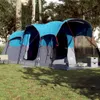 vidaXL Tunnel-Familienzelt 8 Personen Blau Wasserdicht Produktbild-Vorschau 3