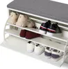 Mondeer Banc à chaussures Étagère à chaussures avec siège Voir les images du produit 4