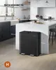Mülleimer Küche, 2 x 30 L, 2 Fächer, Mülltrennsystem, Produktbild-Vorschau 3