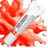 A tube of red food coloring gel is shown against a background of red splashes. Náhled obrázku produktu