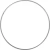 2 silberne Metallringe Ø 25 cm Produktbild-Vorschau 1