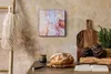Wohnzimmer Leinwand Uhr Geräuschlos Küche 30x30 Farbiger, Produktbild-Vorschau 2