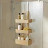 Bambusový koupelnový věšák na dveře RANT, 74 cm Náhled obrázku produktu 2