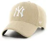 '47 Brand MLB New York Yankees Thick Cord Cap '47 MVP Khaki Produktbild-Vorschau 1