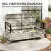 Outsunny Gartenbank mit Stauraum 2-Sitzer Sitzbank mit Produktbild-Vorschau 7