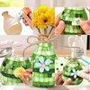 Vase en Mosaïque Kit DIY Vert - Kit créatif Vase à fleurs Voir les images du produit 6