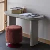 Islen Hocker With Drehfuss Bouclé Bordeauxrot Produktbild-Vorschau 4