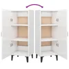 vidaXL Kredens biały wysoki połysk 34,5x34x90 cm materiał Podgląd zdjęcia produktu 8