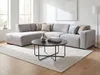 FineBuy, table basse ronde, 80 cm, noire. Table moderne Voir les images du produit 2