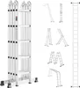 SucceBuy Scala pieghevole 7 in 1, 5 gradini, sbraccio di Anteprima dell’immagine prodotto 1
