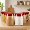 Bormioli 6-tlg. Set Vorratsgläser Omnia 0,75L mit Produktbild-Vorschau 4