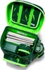 An open school backpack with its contents displayed. Produktbild-Vorschau