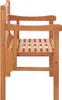 vidaXL Banc de jardin pliable 120 cm en bois massif Voir les images du produit 5