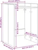 Kabinet na práčku Remeselnícky dub 67,5 x 62 x 97 cm Náhľad obrázku produktu 9