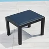 Table D'appoint Rotin Anthracite Design Effet Rotin, Voir les images du produit 4