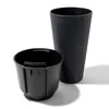 Garten Blumentopf konisch aus Kunststoff in anthrazit - 58 Produktbild-Vorschau 4
