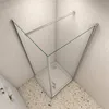 100x80cm 195cm 6mm Eckeinstieg Eckdusche Drehtür Produktbild-Vorschau 3