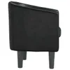 vidaXL Fauteuil club noir similicuir Voir les images du produit 4